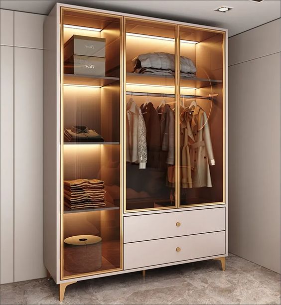 Tủ quần áo cánh kính A03